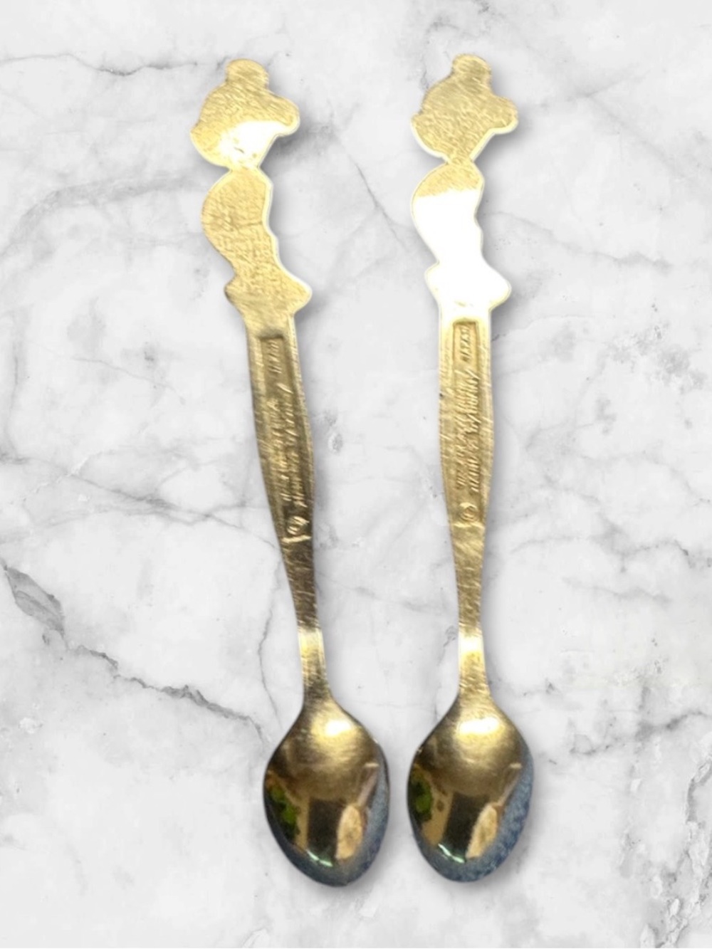 Walt Disney Productions Mickey Long Stainless Steel Child's Spoon By Bonny Japan - Picture 3 of 6